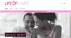 Desktop Screenshot of lifeofawife.com